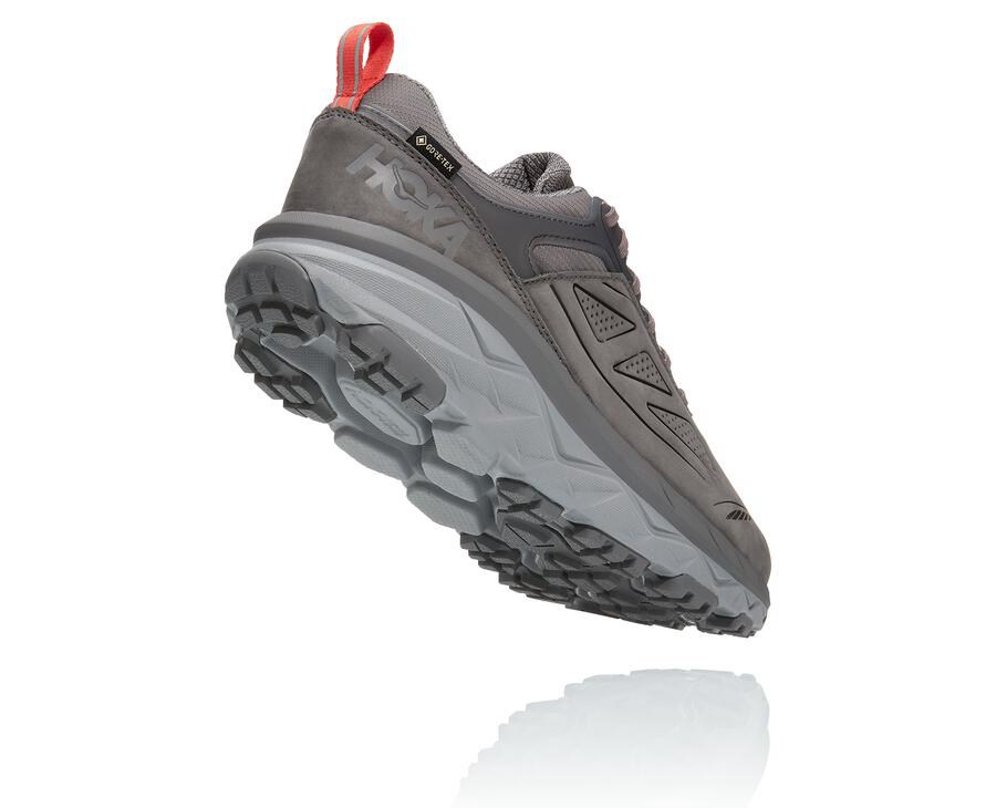 Hoka One One Spor Ayakkabı Erkek Gri - Challenger Kısa Gore-Tex - TN5162709